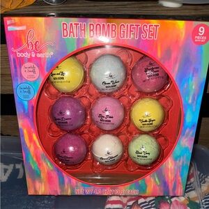 Body & Earth Bath Bomb Gift Set - 9 Piece Multicolor